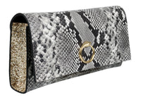 Roberto Cavalli HXLPDM 001 Grey Shoulder Bag