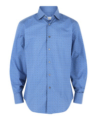 Brioni Mens Micro-Check Button-Up Shirt