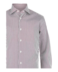 Brioni Mens Striped Button-Up Shirt