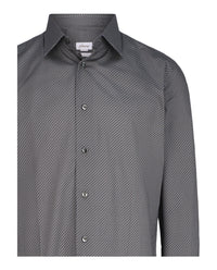 Brioni Mens Micro-Geometric Pattern Shirt