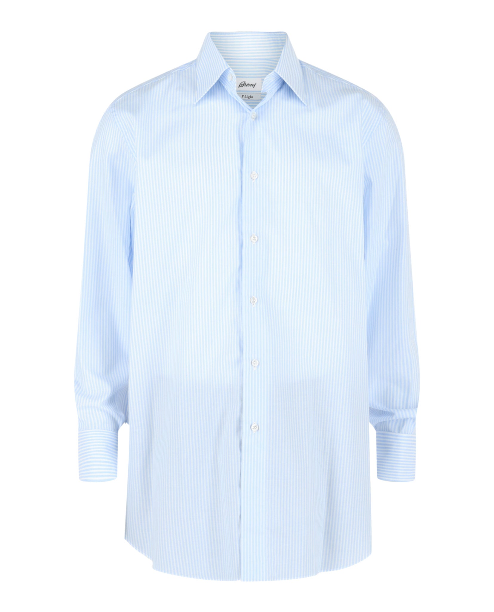 Brioni Mens Striped Button-Up Shirt