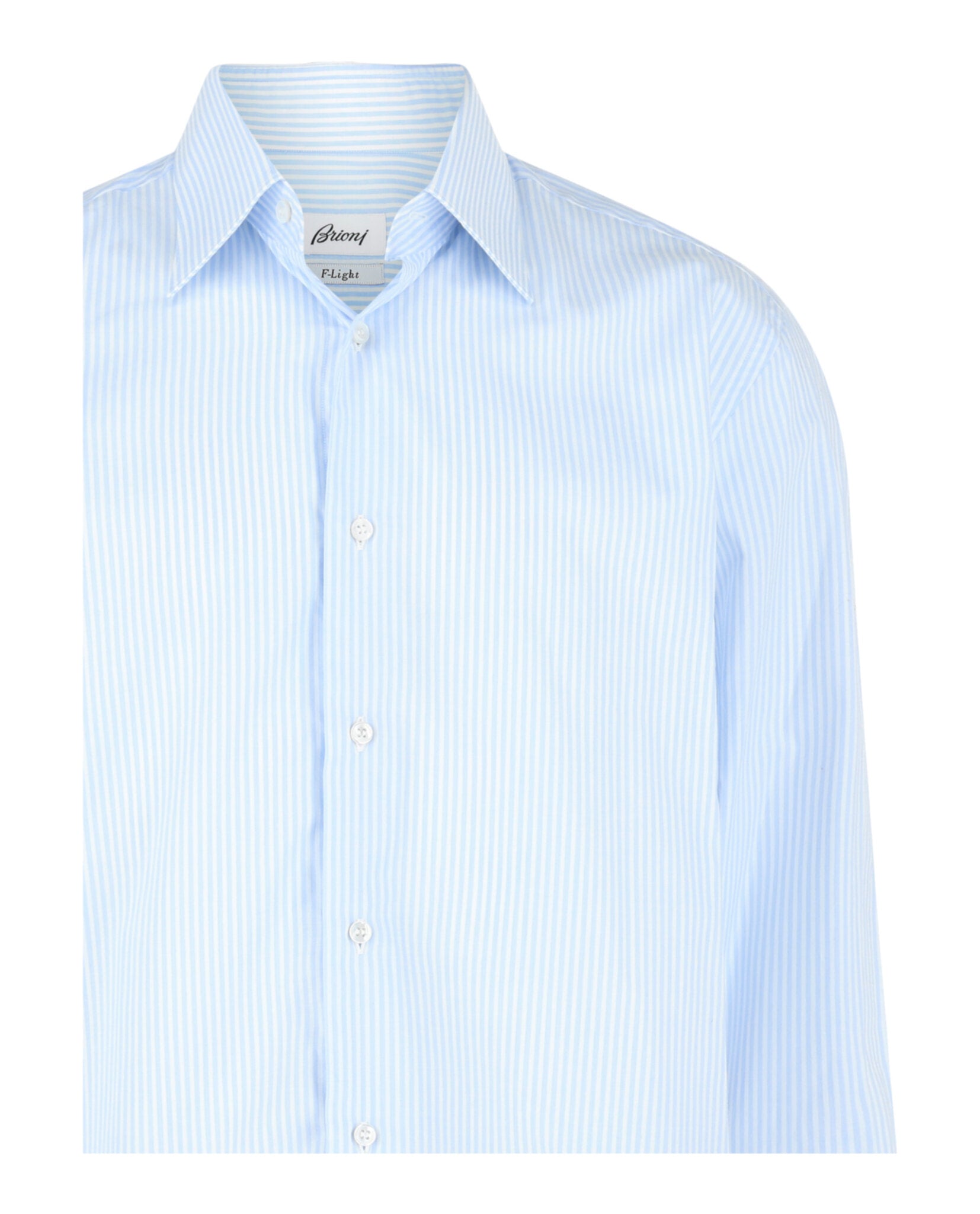 Brioni Mens Striped Button-Up Shirt
