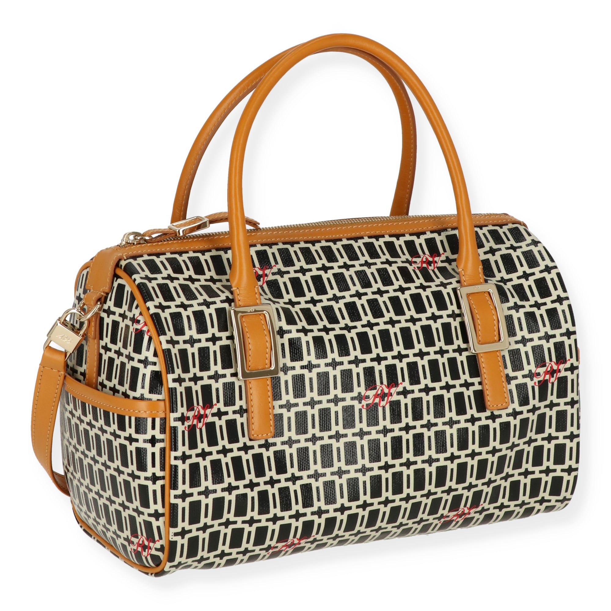 Roger Vivier Womens Black/Orange Handbag