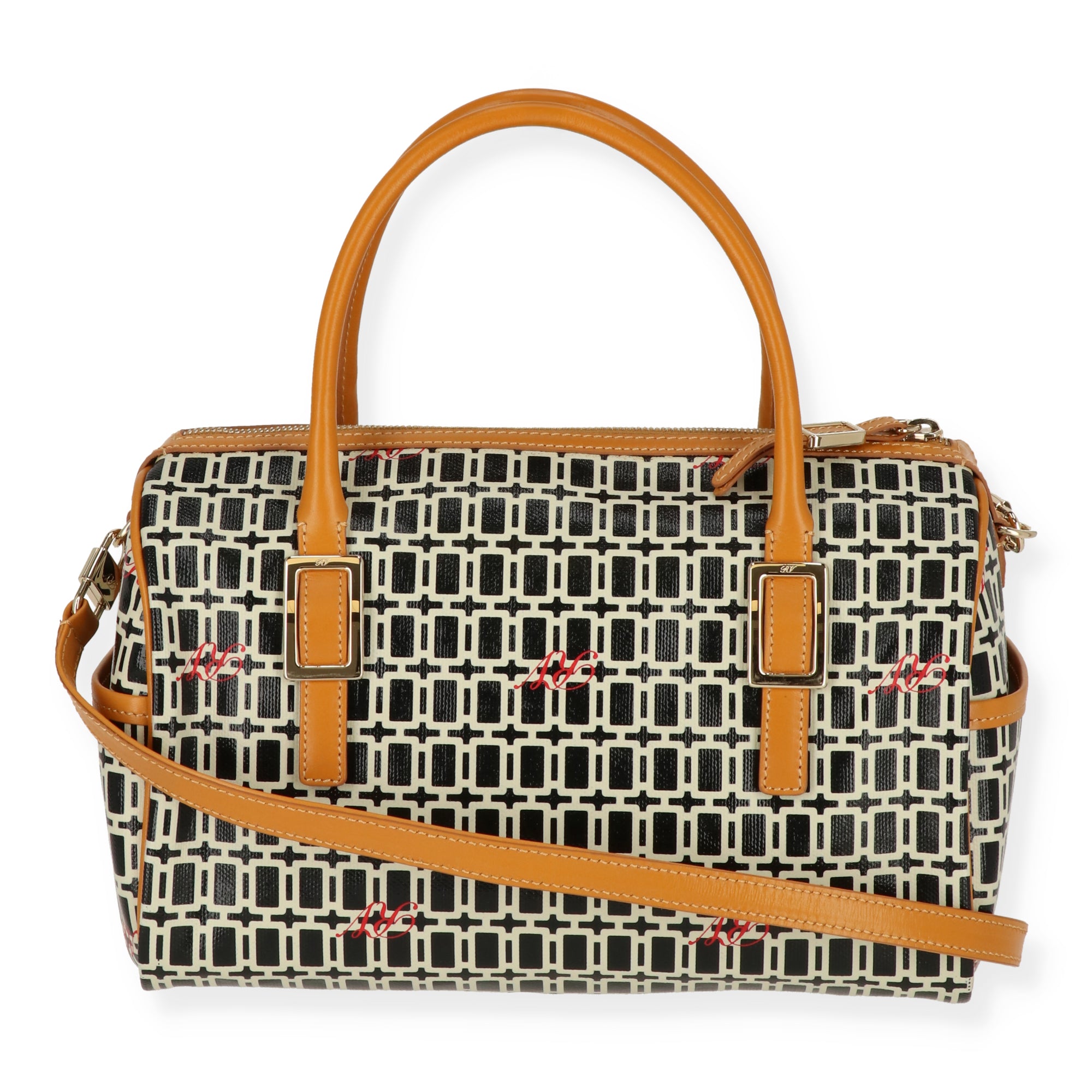 Roger Vivier Womens Black/Orange Handbag