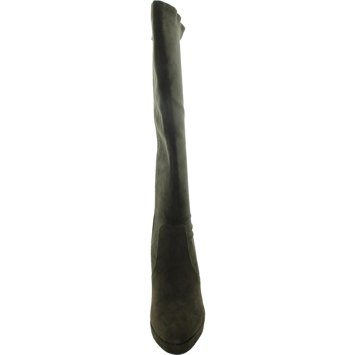 Journey Womens Wide Calf Faux Suede Knee-High Boots