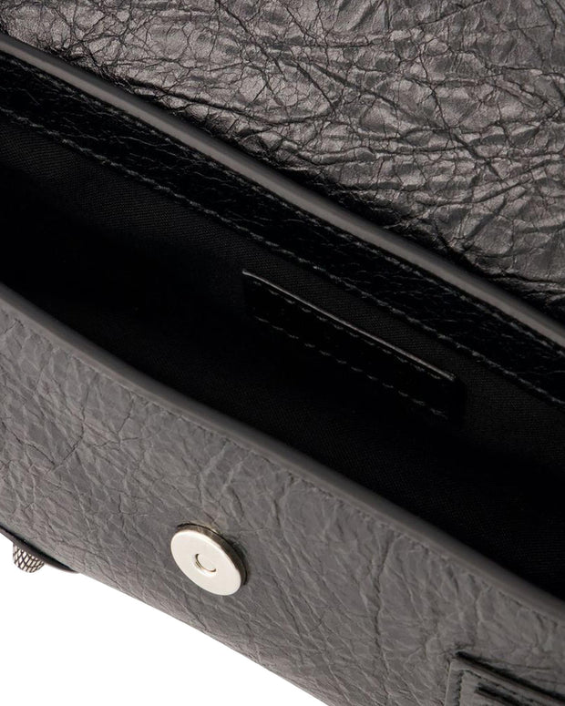 Balenciaga Textured Leather Shoulder Bag