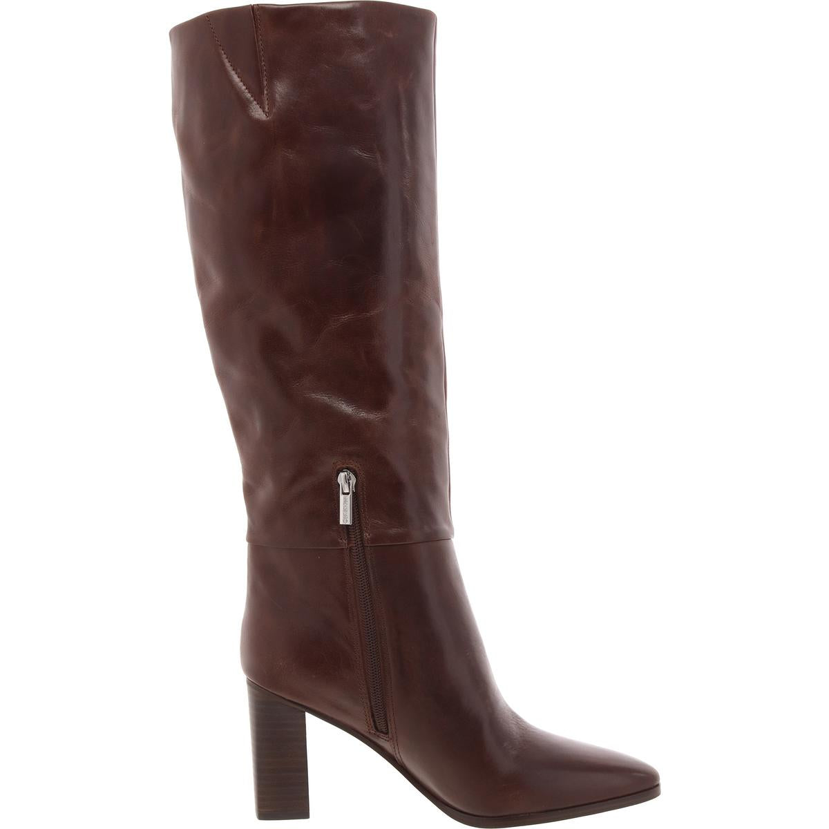 Dawna Womens Zipper Knee-High Boots
