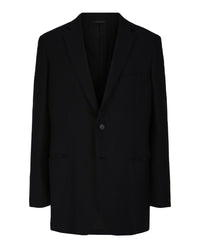 Brioni Mens Single-Breasted Wool-Silk Blazer