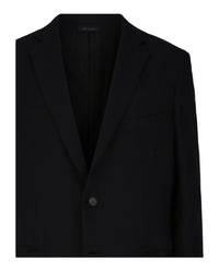 Brioni Mens Single-Breasted Wool-Silk Blazer