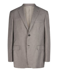 Brioni Mens Houndstooth Single-Breasted Blazer