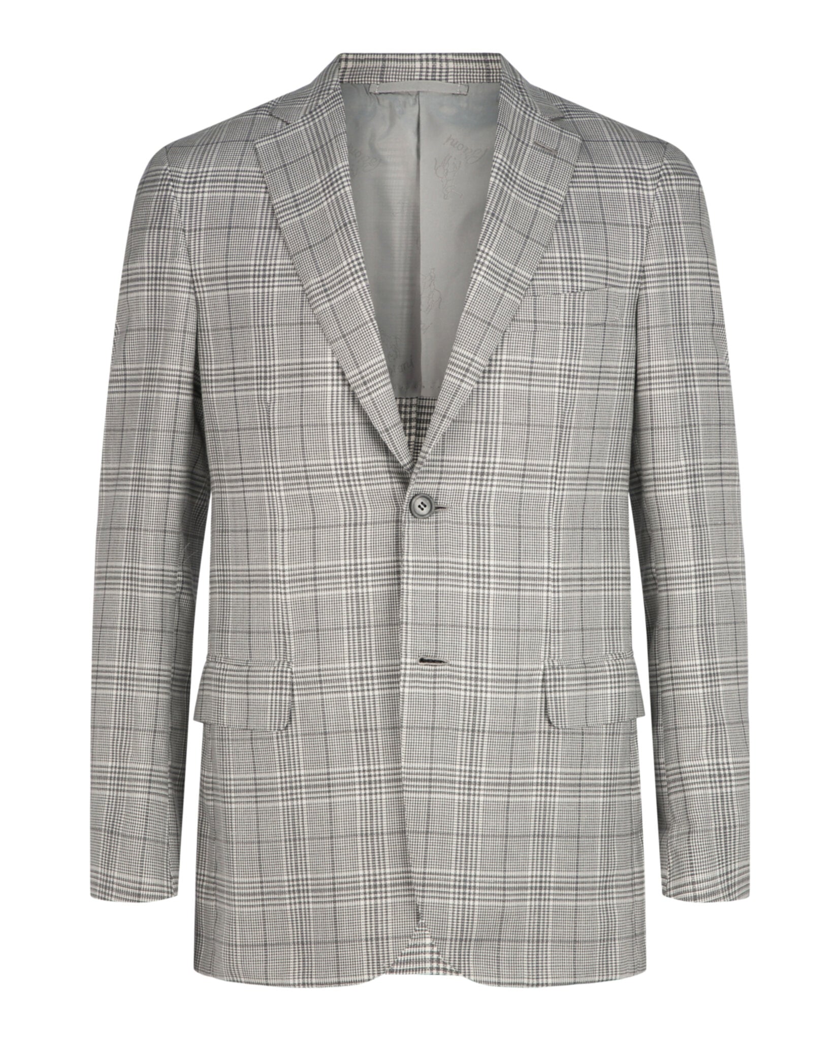 Brioni Mens Houndstooth Single-Breasted Blazer
