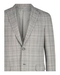 Brioni Mens Houndstooth Single-Breasted Blazer