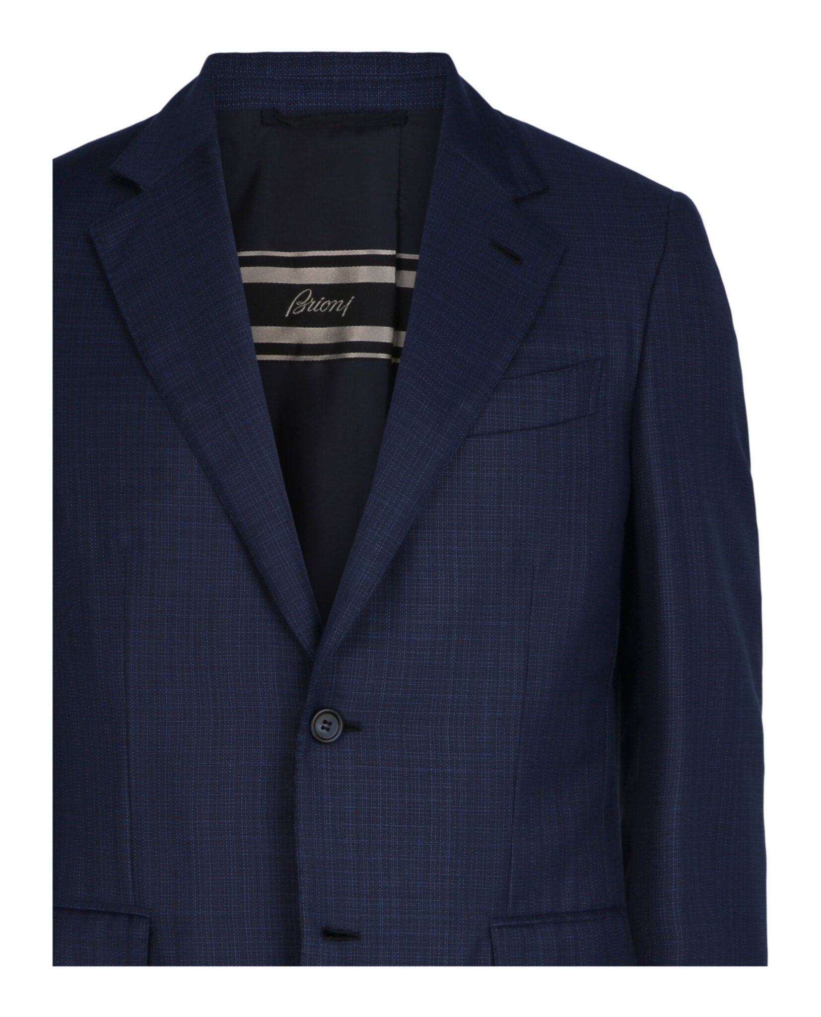 Brioni Mens Single-Breasted Wool Blazer