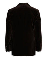 Brioni Mens Double-Breasted Velvet Smoking Jacket