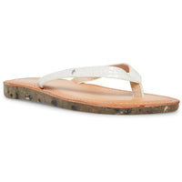 Planet Womens Padded Insole Faux Leather Flats White Croco