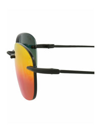 Maui Jim Unisex Round/Oval Black Black Lava Fashion Designer Eyewear