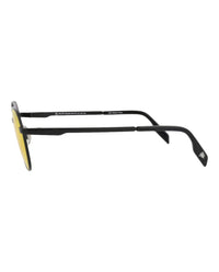 Maui Jim Unisex Round/Oval Black Black Lava Fashion Designer Eyewear