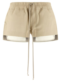RICK OWENS Rick Owens Women 'Fog Boxers' Shorts