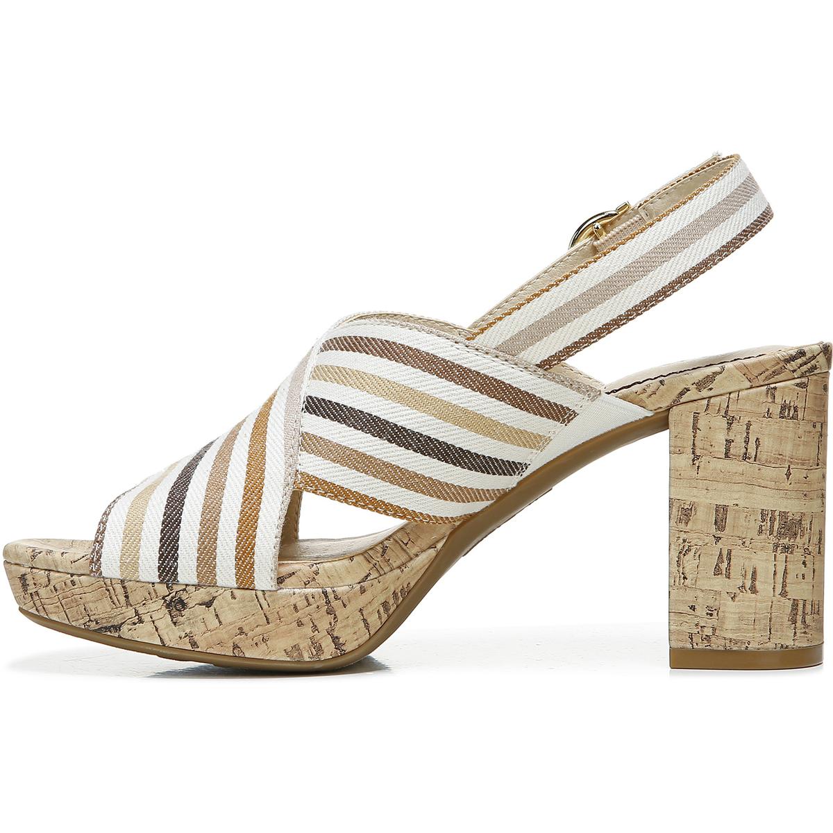 Lara Womens Padded Insole Canvas Platform Sandals