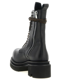 RICK OWENS Rick Owens Men 'Lace Up Bogun' Combat Boots