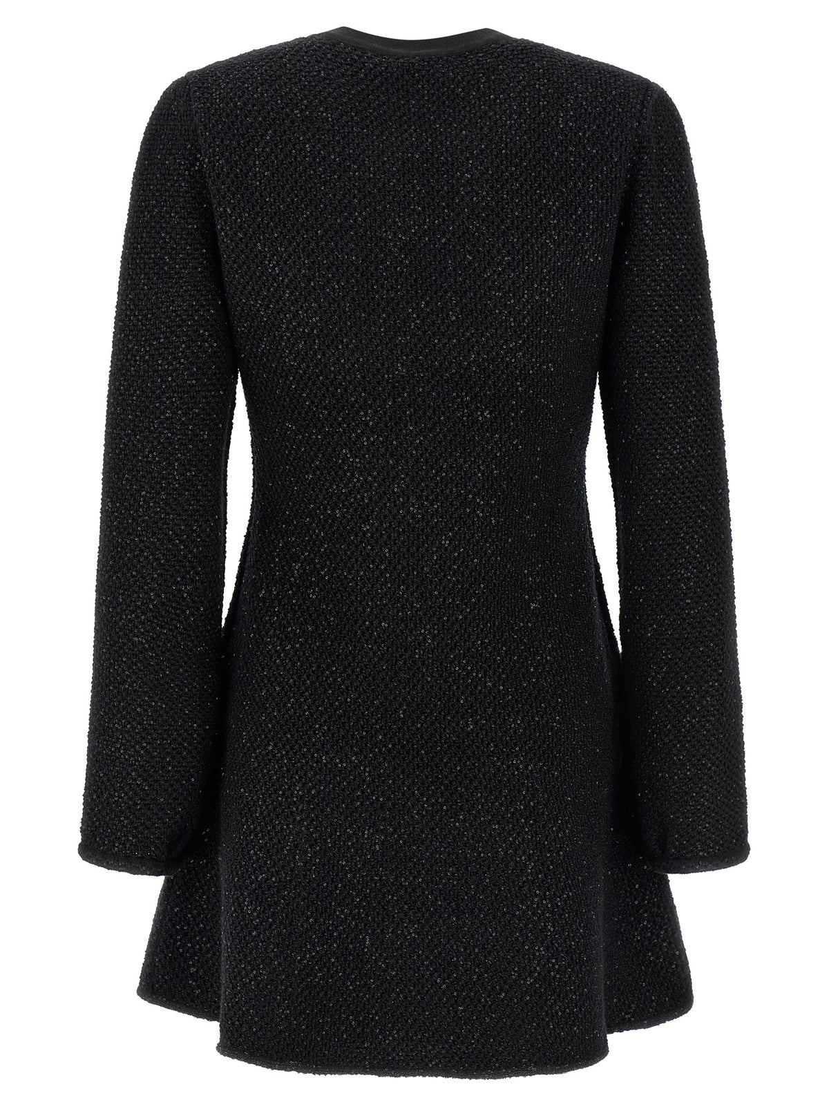 Self Portrait Women 'Black Sequin Knit Mini' Dress