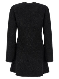 Self Portrait Women 'Black Sequin Knit Mini' Dress