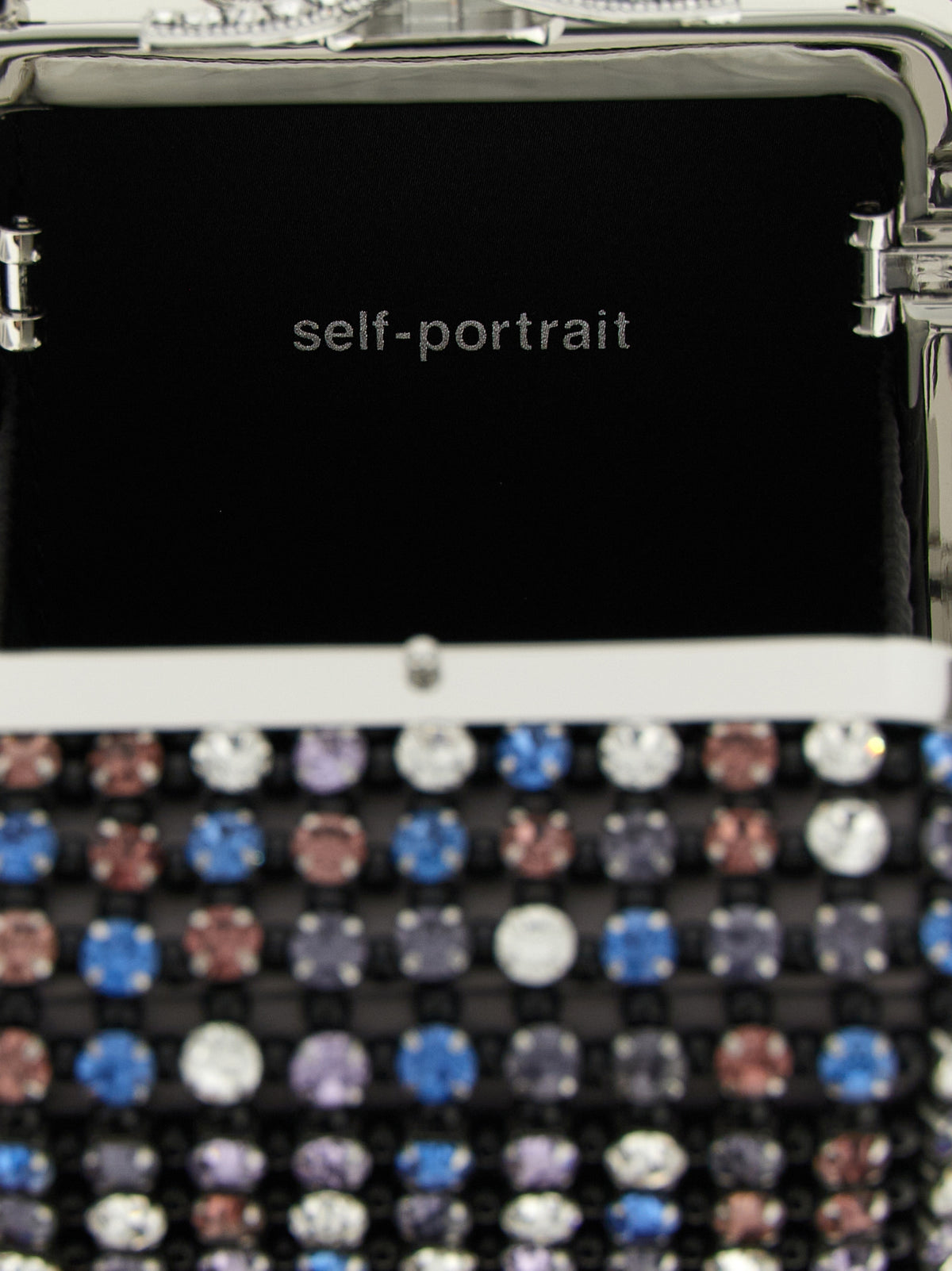 Self Portrait Women 'Multi Crystal Chainmail' Handbag