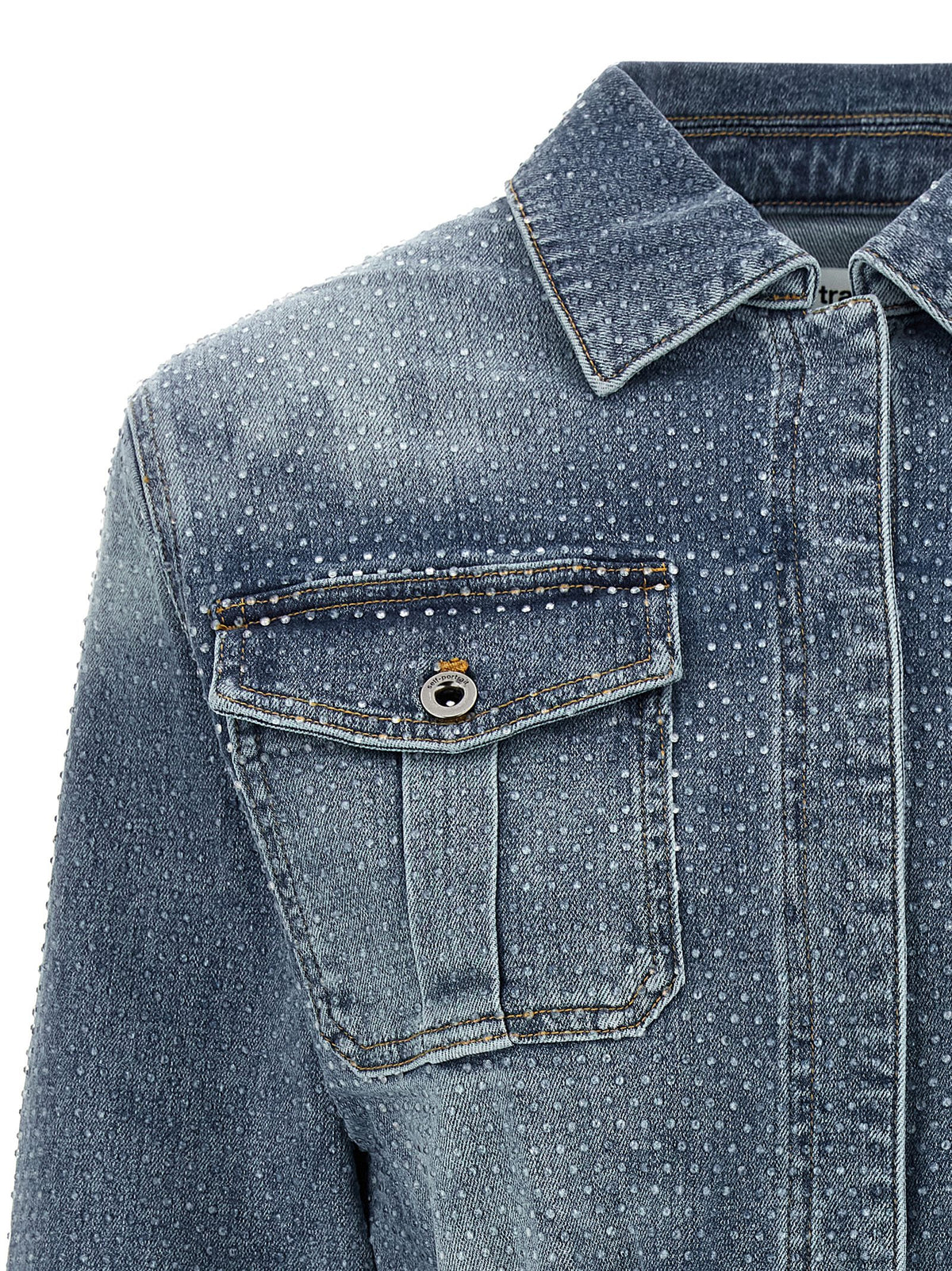 SELF PORTRAIT Self Portrait Women 'Rhinestone Denim' Jumpsuit