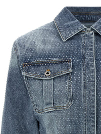 SELF PORTRAIT Self Portrait Women 'Rhinestone Denim' Jumpsuit