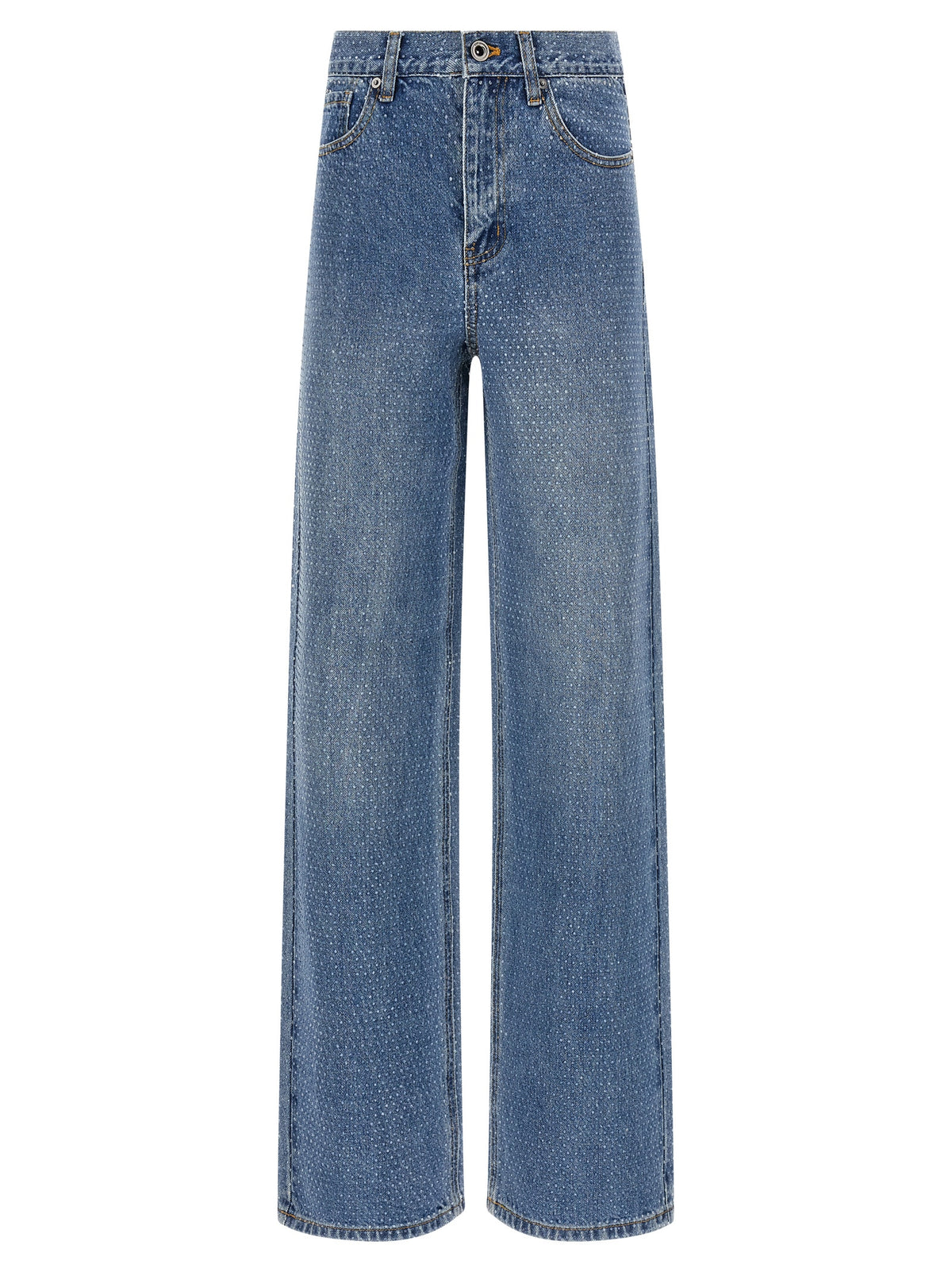 SELF PORTRAIT Self Portrait Women 'Rhinestone Denim Straight Leg' Jeans
