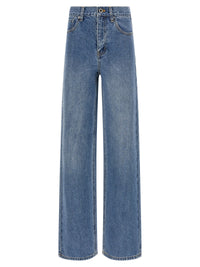 SELF PORTRAIT Self Portrait Women 'Rhinestone Denim Straight Leg' Jeans