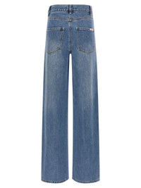SELF PORTRAIT Self Portrait Women 'Rhinestone Denim Straight Leg' Jeans