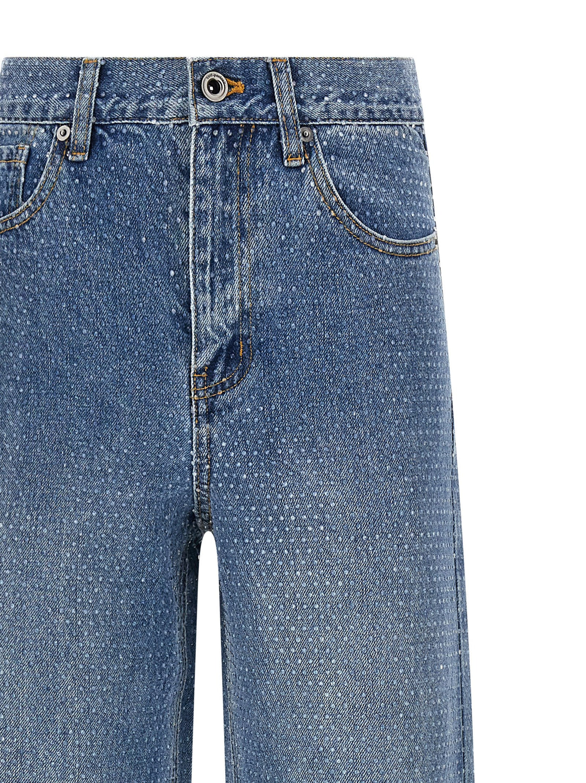 SELF PORTRAIT Self Portrait Women 'Rhinestone Denim Straight Leg' Jeans