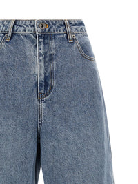 Self Portrait Women 'Blue Barrel Leg' Jeans