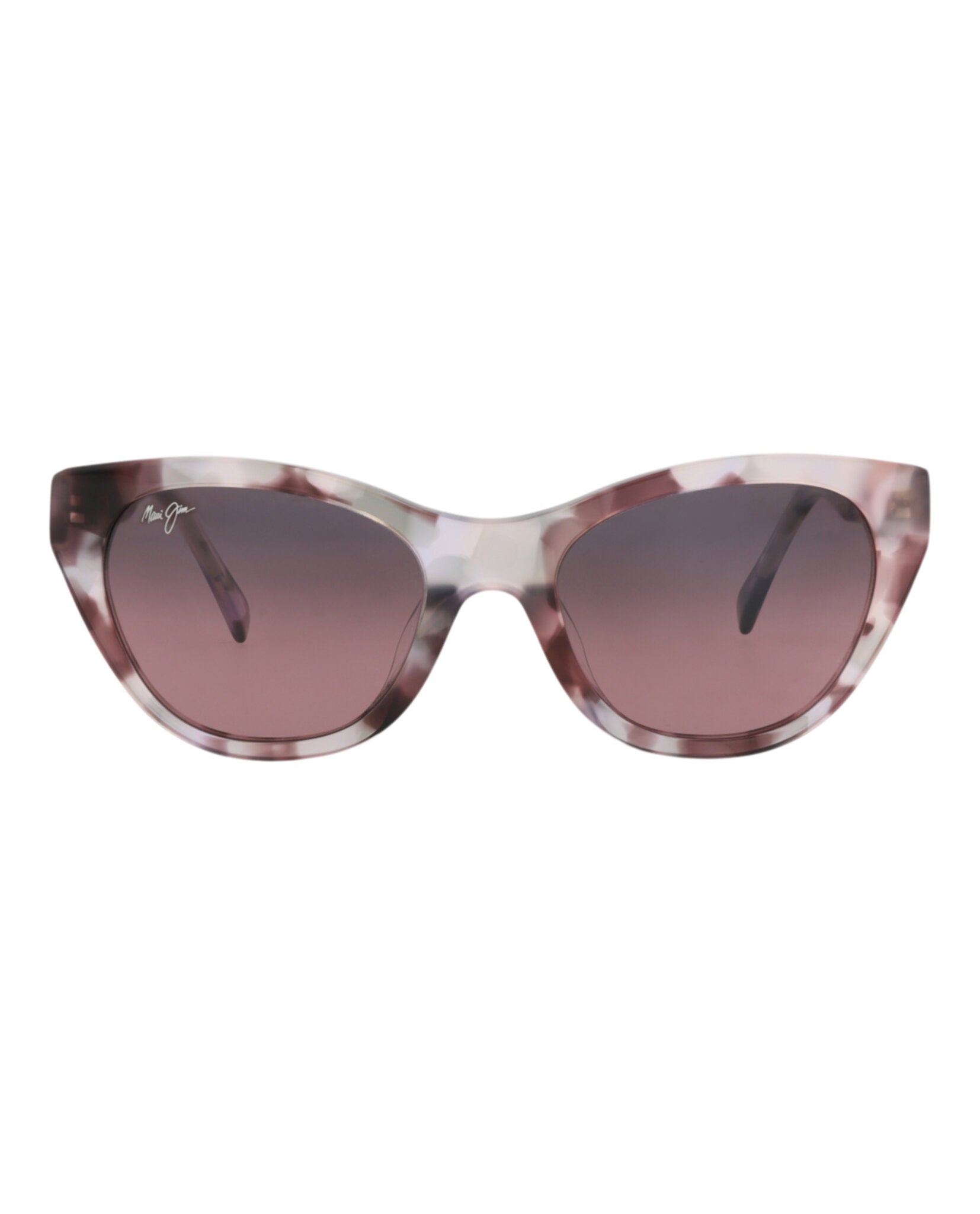 Maui Jim Womens Cat Eye Purple Havana Purple Havana Rose Fashion Designer Eyewear