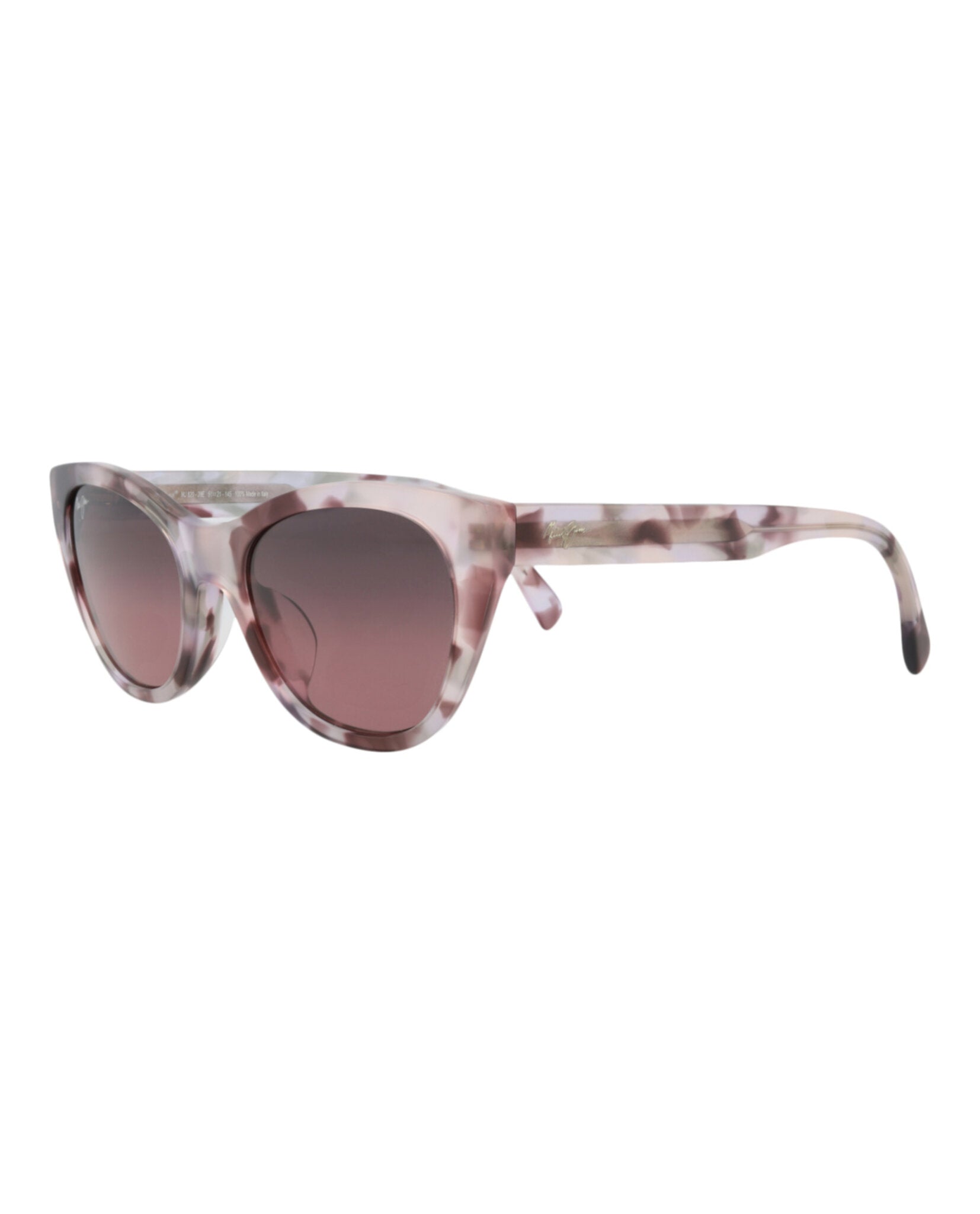 Maui Jim Womens Cat Eye Purple Havana Purple Havana Rose Fashion Designer Eyewear