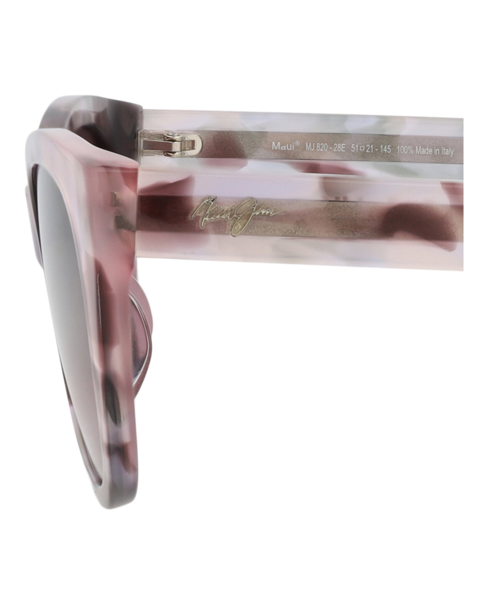 Maui Jim Womens Cat Eye Purple Havana Purple Havana Rose Fashion Designer Eyewear