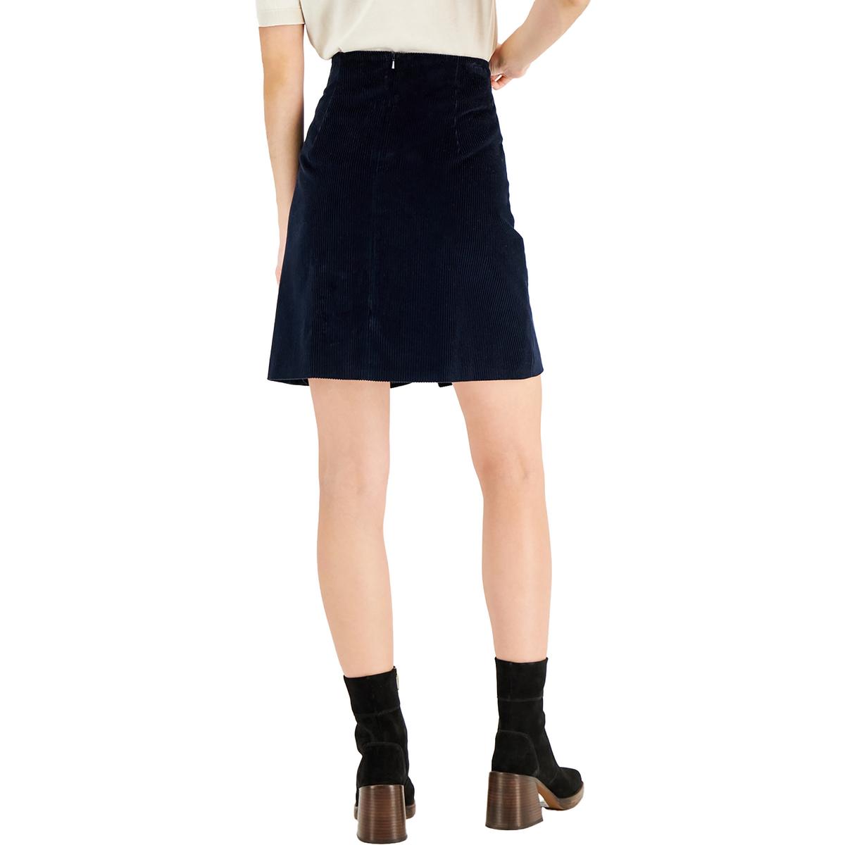 Womens Corduroy Short Mini Skirt