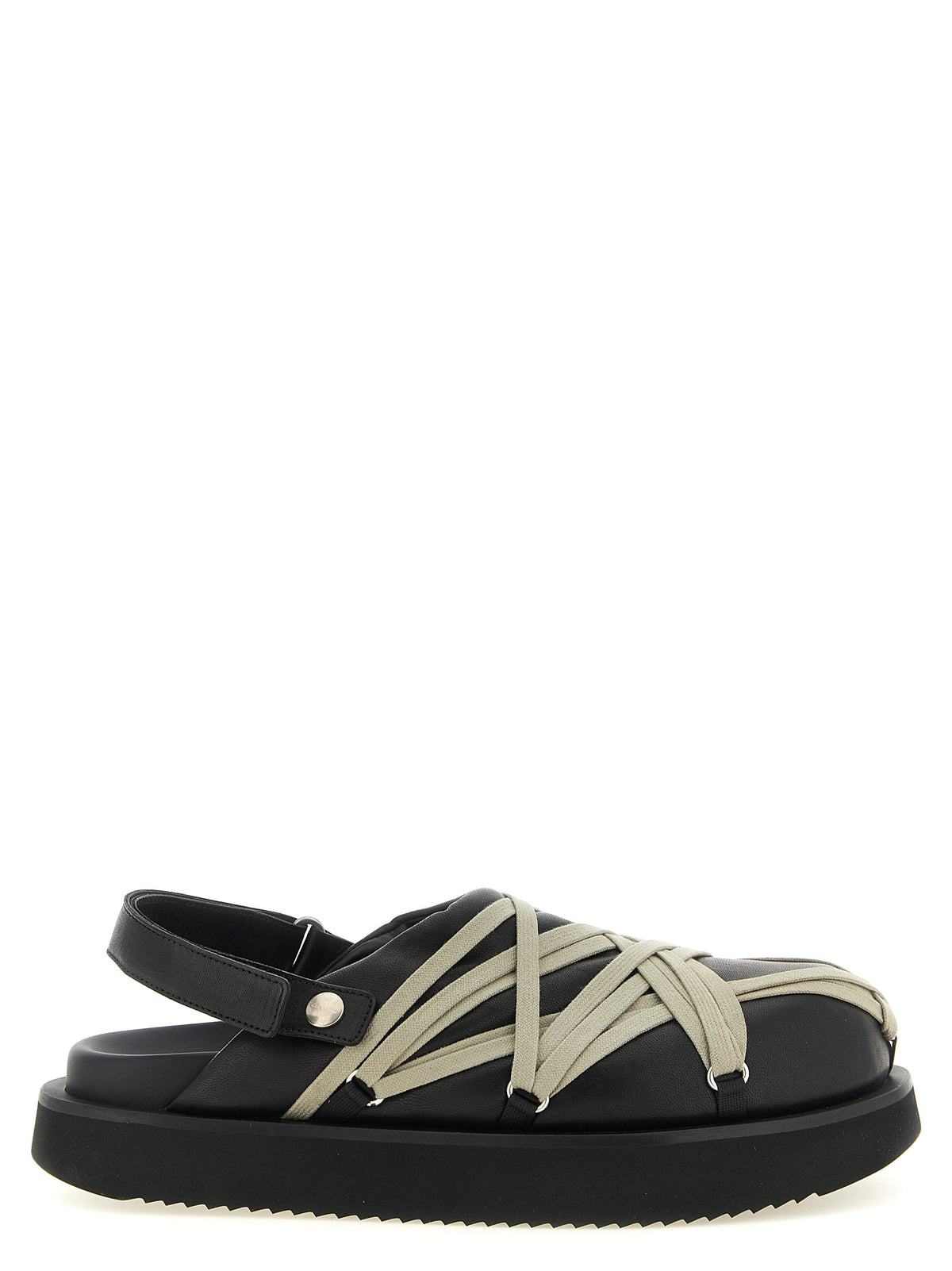 RICK OWENS Rick Owens Men 'Padded Megalace Platform' Sabots