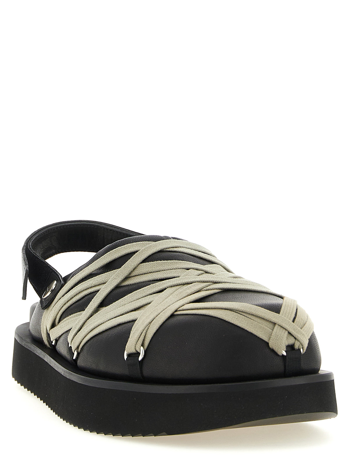 RICK OWENS Rick Owens Men 'Padded Megalace Platform' Sabots