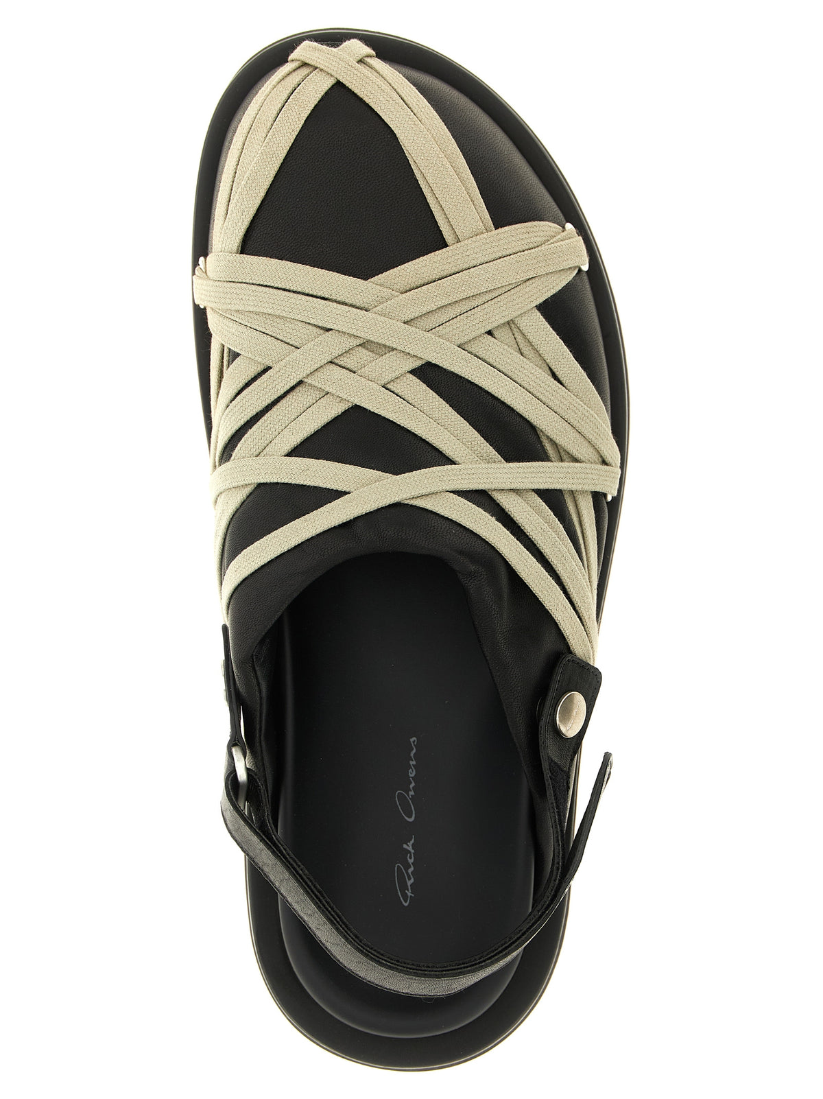 RICK OWENS Rick Owens Men 'Padded Megalace Platform' Sabots