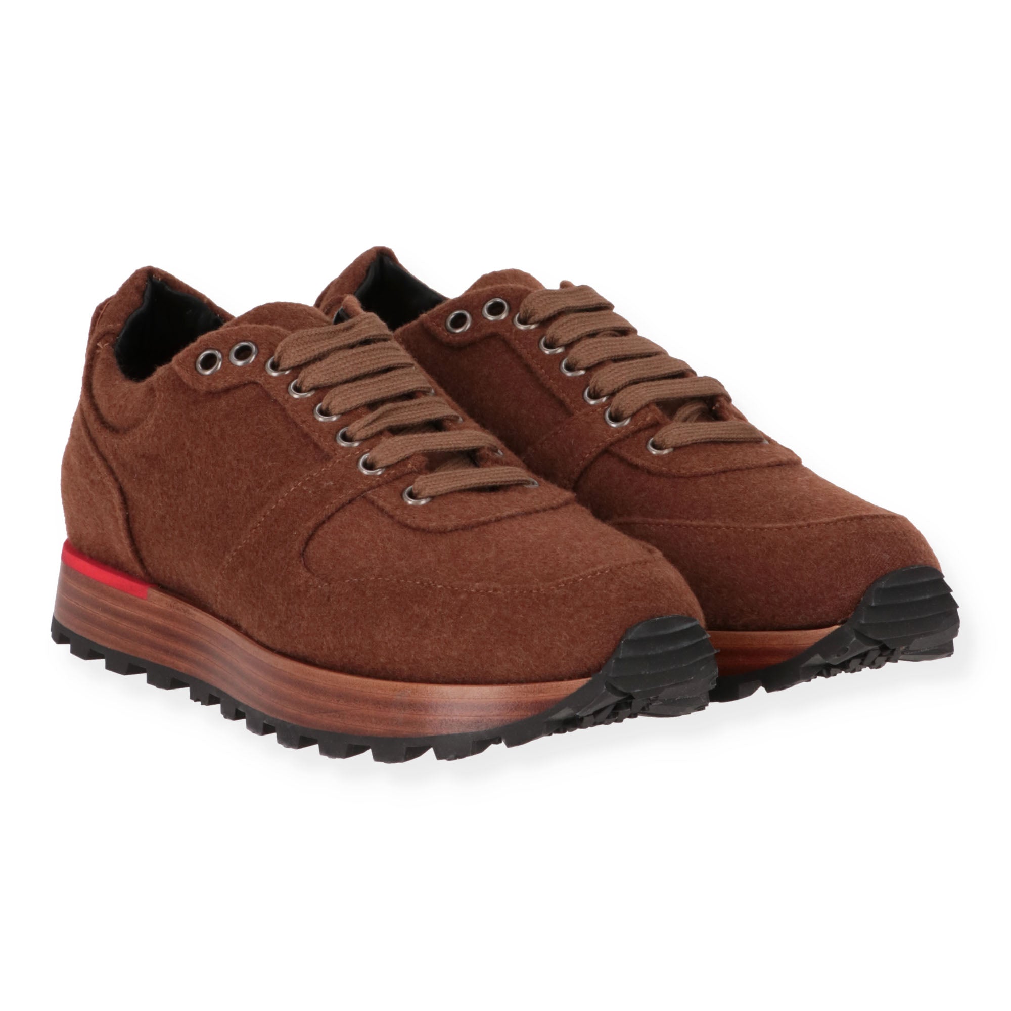 Isaia Mens Brown Dress Shoe