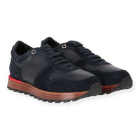 Isaia Mens Navy Dress Shoe