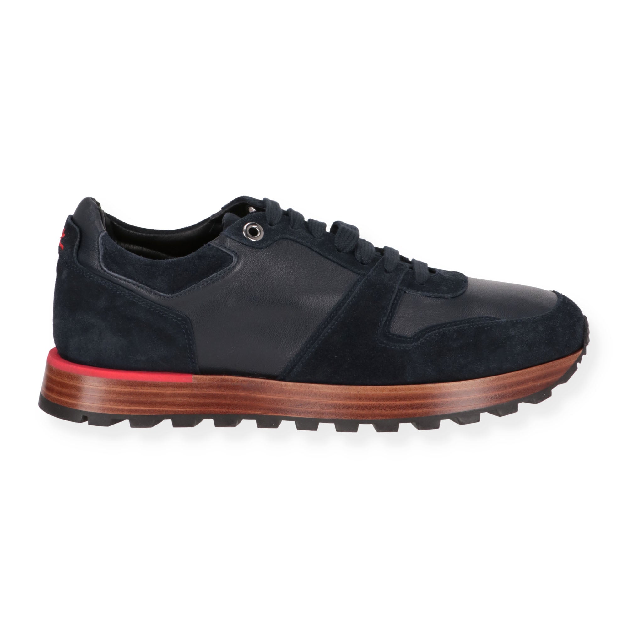 Isaia Mens Navy Dress Shoe