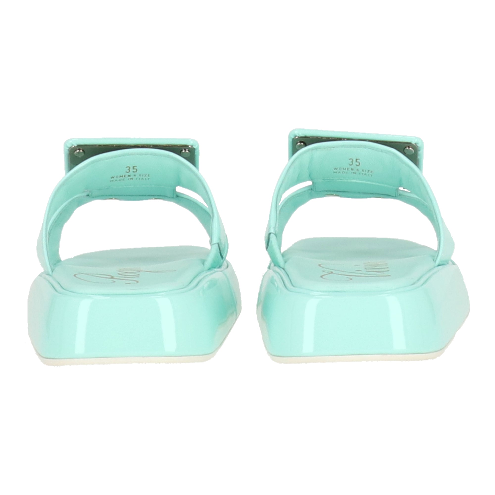 Roger Vivier Womens Green Mule