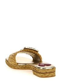 ROGER VIVIER Roger Vivier Women Raffia Jewel Sandals
