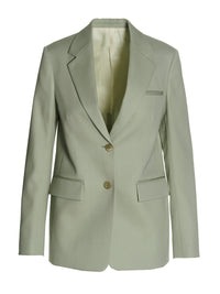 Lanvin Women Wool Single Breast Blazer Jacket