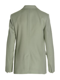 Lanvin Women Wool Single Breast Blazer Jacket