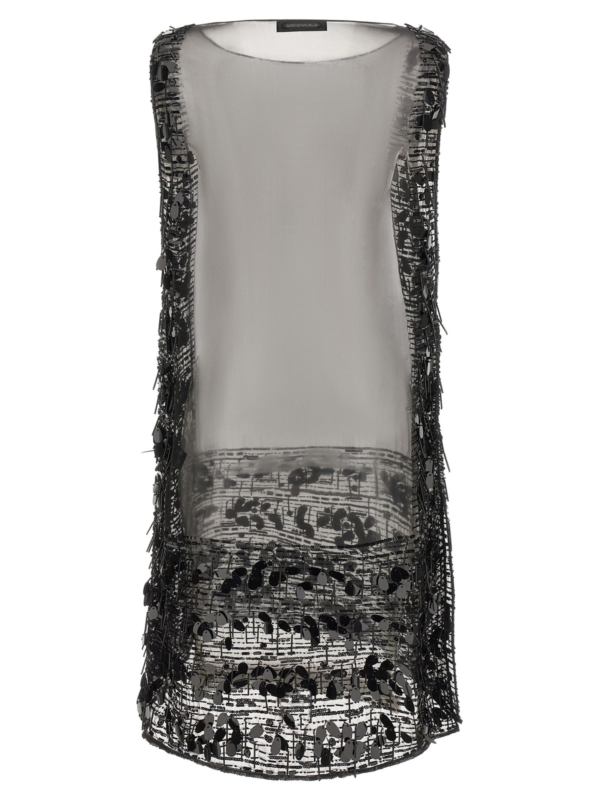 Lanvin Women Embroidered Silk Tunic Dress
