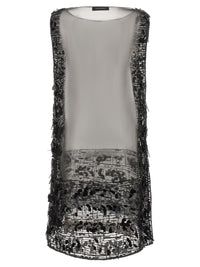 Lanvin Women Embroidered Silk Tunic Dress